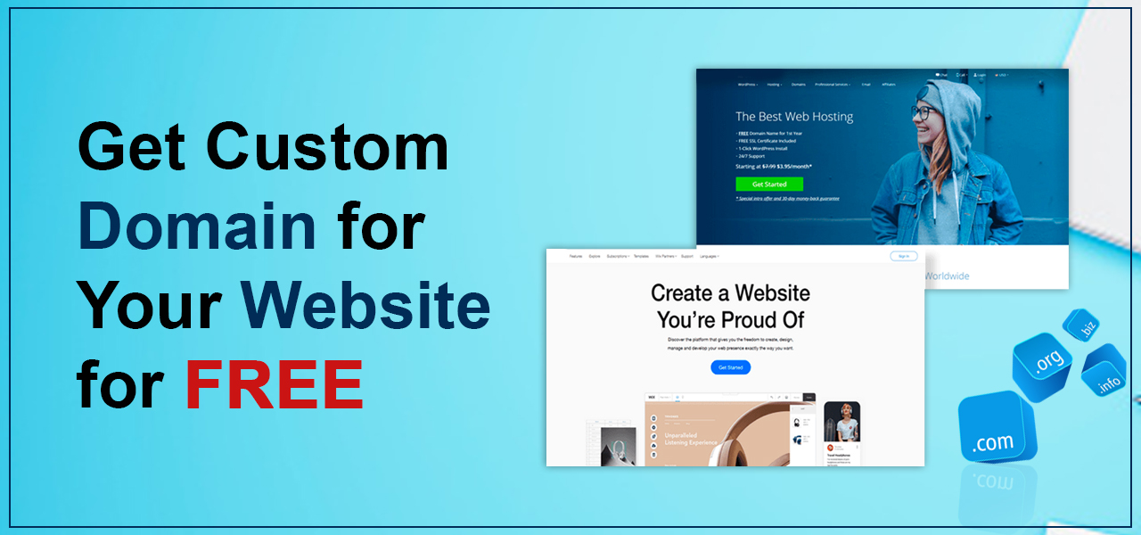 Get Custom Domain for Your Website for Free